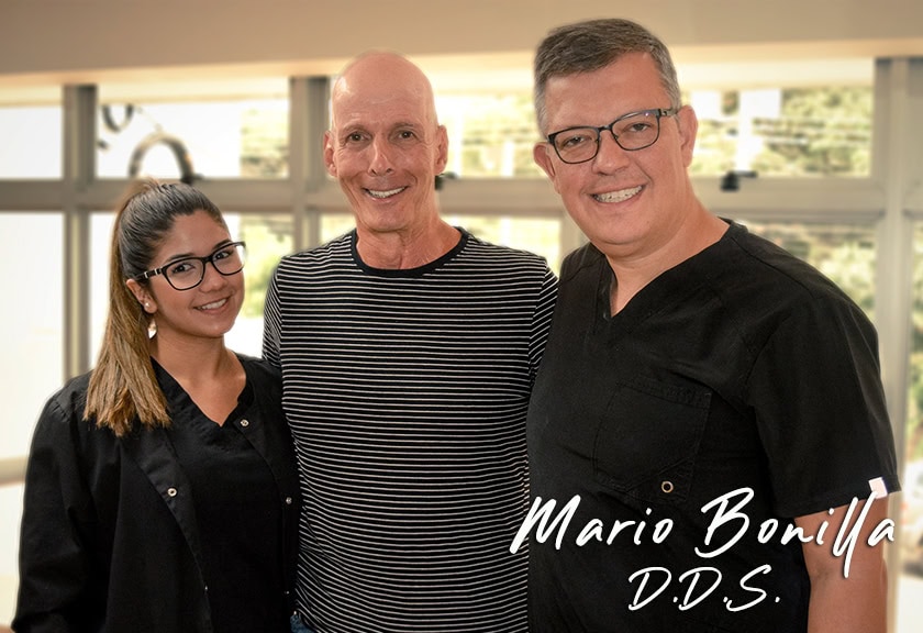 Dr. Mario Bonilla DDS performing dental implant surgery in Costa Rica